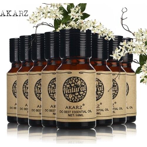 AKARZ value meals Melissa Fennel Ginseng Clary Sage Oregano Marjoram Ambergris Laurel skin essential oil 10ml*8