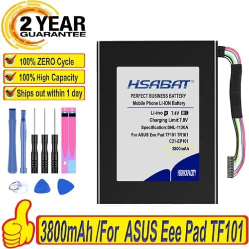 Top Brand 100% New 3800mAh C21-EP101 Battery for ASUS Eee Pad TF101 TR101 TF101-B1 X11B001A 1B002A 1B004A Batteries + free tools