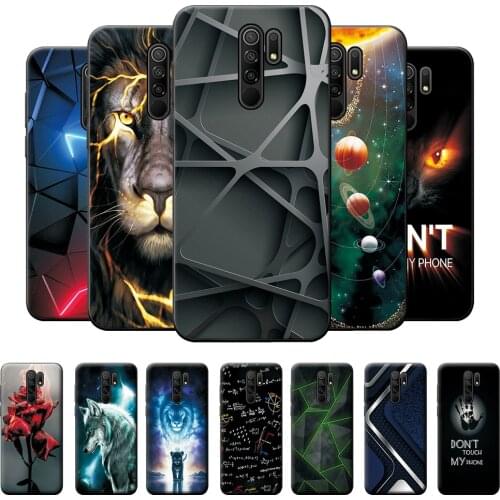 Redmi 9 Case Coque Cartoon Back Cover For Redmi 9 Cases Soft Silicone TPU Phone Case For Redmi 9 Cover Redmi 9 Redmi 9 Fundas