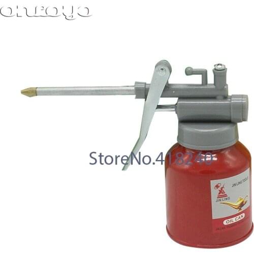 Computer Embroidery Machine Parts High Pressure Pump Action Supply Lubrication Oil Can Gun Oiler Pot 250ml
