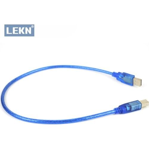 5pcs USB Cables,type A Male to type B Male 50cm,CNC,3D Printer parts,Arduino,USB Cable without USB magnetic ring