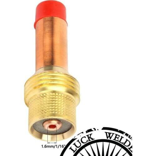 45V25 Gas Lens Collet Body 1/16" 1.6mm for WP-17/18/26 TIG Welding Torch 2pcs