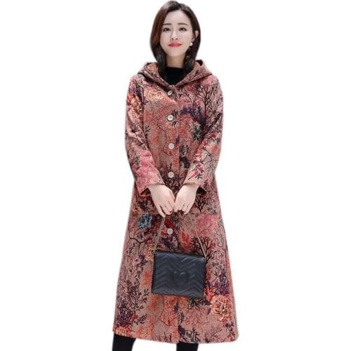 Winter Lengthen Parkas basic jackets Female Women Winter plus velvet lamb hooded Coats Cotton Winter Jacket Womens Outwear