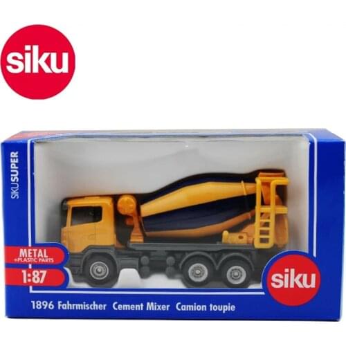 Children Die-cast & ABS Car Models Children Toys Truck Engineering Vehicle SIKU 1896 Scania cement mixer truck