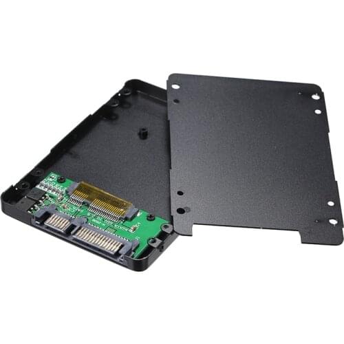 MSATA SSD to 2.5'' SATA Adapter SSD HDD Enclosure Converter Case Hard Disk Drive Box External HDD Enclosure Aluminium Made