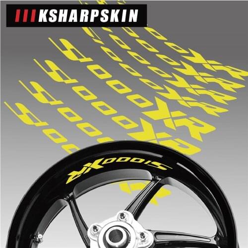Motorcycle wheel tire stickers reflective strip decals personalized decorative stickers for BMW S1000XR s1000 xr