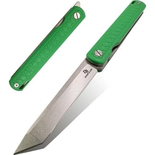 60-61HRC D2 Blade G10 Handle Folding Knife Picnic Fishing Outdoor Pocket Knife Practical Outdoor EDC Tools