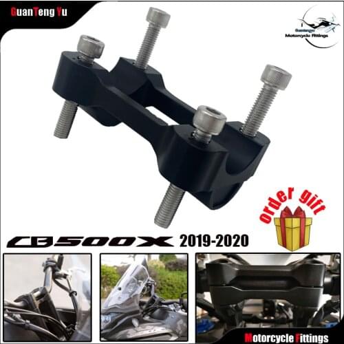 Motorcycle Handlebar Riser 28MM Drag Handle Bar Clamp Extend Adapter For Honda Motorrad CB500X 2019-2020 CB500 X Height Up 20mm