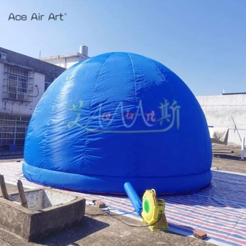 Portable 4.5m Diameter Inflatable Planetarium Tent Air Dome Projection Screen Movie Tent for Astronomical event Made in China