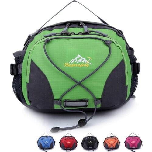 Outdoor Mountaineering Waist Bag Leisure Handbag Reflective Belt Design Single Shoulder Travel Waistpack