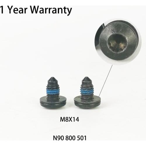 2 pcs Door Lock Actuator of Screws for A4 A6 RS6 A8 A3 TT RS4 POLO PASSAT GOLF JETTA OE:N90800401 N90800502 M8X14-S13