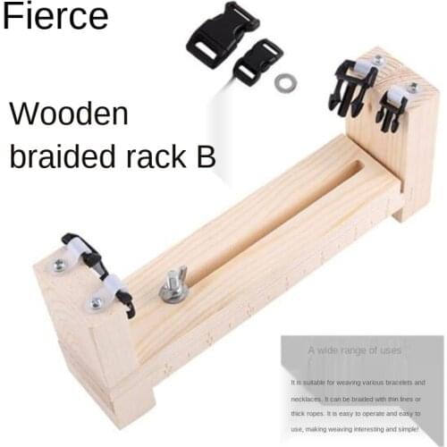 DIY jig solid wood Paracord bracelet manufacturer knitting tool knot braided parachute rope bracelet braiding tool