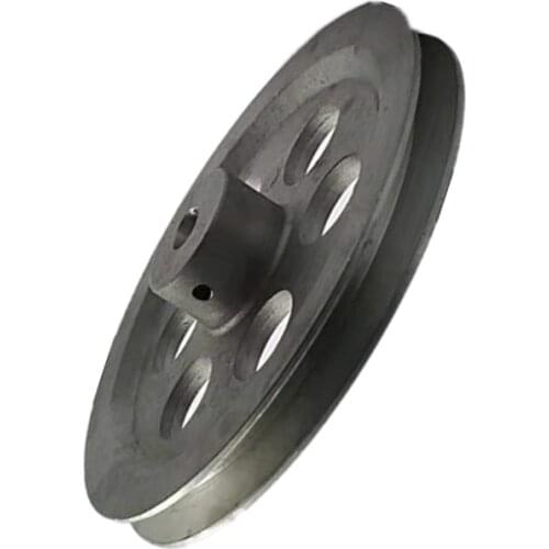 A-type belt pulley triangle pulley outer diameter 155 mm inner hole 12 17 DIY factory manufacture single slot motor pulley