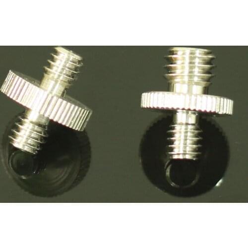 1/4" double Male Threaded screw Adapter and 1/4 to 3/8 double male adaptor
