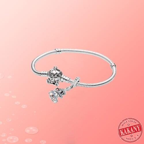 2020 Hot Sale New High Quality 925 Sterling Silver Fantasy Ice And Snow Bracelet DIY Fashion Jewelry Birthday Gift For Girls