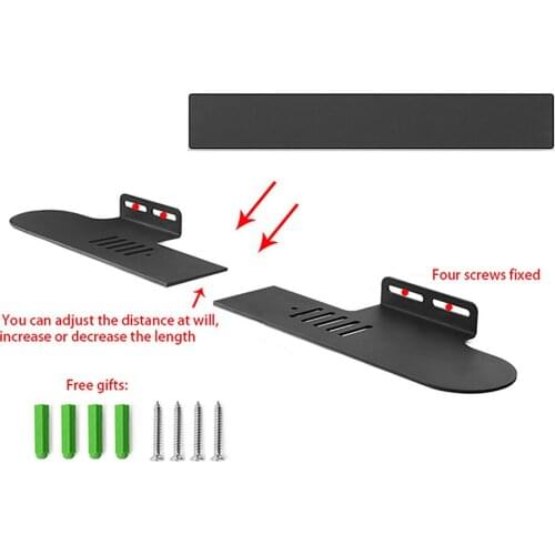 1 pair Adjustable Wall Mount Bracket Fixed Panel Stand Holder Frame for BeoSound Stage TV Echo Wall Mount Bracket