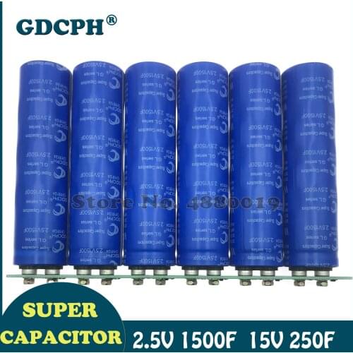 15V250F Super Farad Capacitor Module Regulated Power Supply Car Start Rectifier 2.5V1500F 2.7V 500F