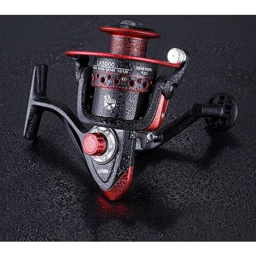2000-7000 2 + 1BB5.2:1 two-color full super strong fishing reel rotating fishing wheel squid bait sale
