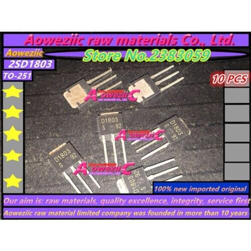 Aoweziic 100% new imported original 2SD1803 D1803 TO-251 power transistor 5A 50V