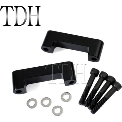 Black Motorcycle 21" Front Fender Spacer Bracket For Harley Electra Road King Street Glide FLHT FLHR FLTR FLHX 1996-2013