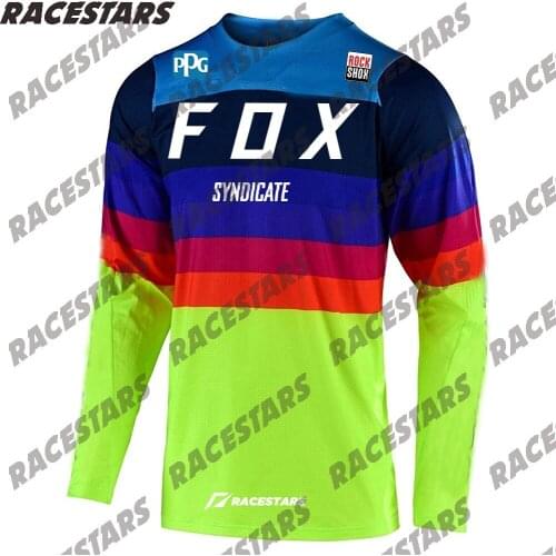 Motocross Jersey Downhill Mountain Jersey DH Mallot Ciclismo Hombre Long Sleeve Cycling Jersey Mens Clothing MTB Jersey Bike MX