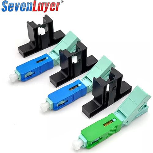 FTTH SC UPC Optical fibe quick connector SC FTTH Fiber Optic Fast Connector Embedded High Quality SC APC