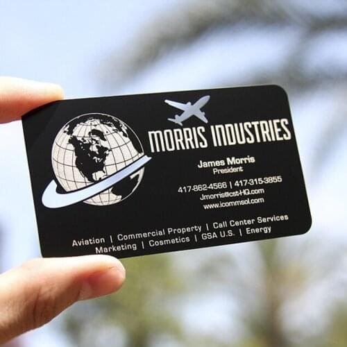 Quality silver personalized cutout laciness vip metal card