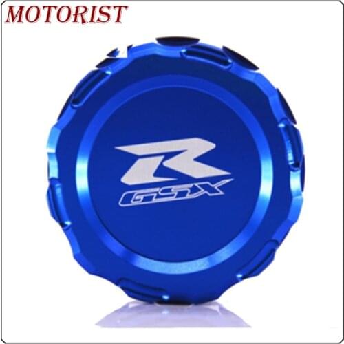 MOTORIST Motorcycle CNC Cylinder Rear Fuel Brake Fluid Reservoir Cover For SUZUKI GSXR600 2011-2014 GSXR750 2011-2014