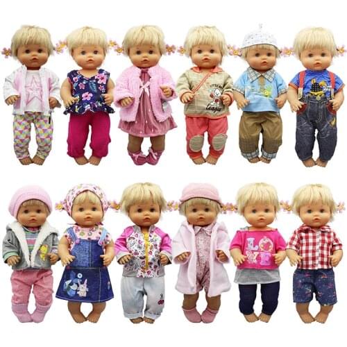 2021 New Spring Suit Doll Clothes Fit 42cm Nenuco Doll Nenuco Su Hermanita Doll Accessories
