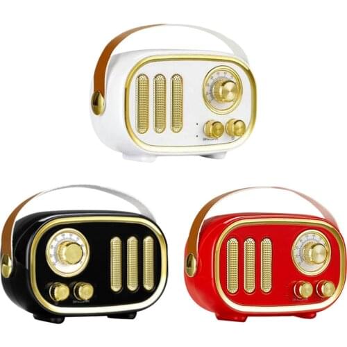 New Cintage Bluetooth Speaker Mini Portable Wireless Fashion Mobile Phone Subwoofer Player Speaker With Portable Outdoor Portabl