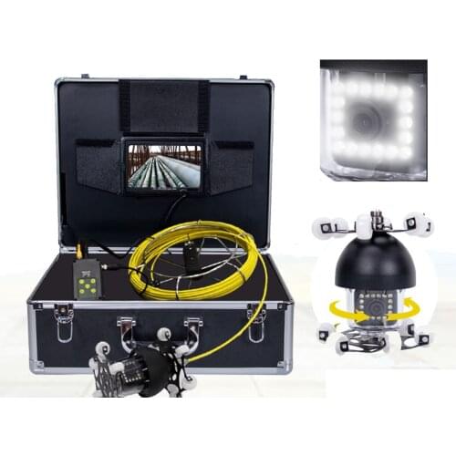 Pipeline Inspection Equipment 360 Panning Pipe Drain Video Camera Night Vision Underground Endoscope Video Recorder Sewer Camera