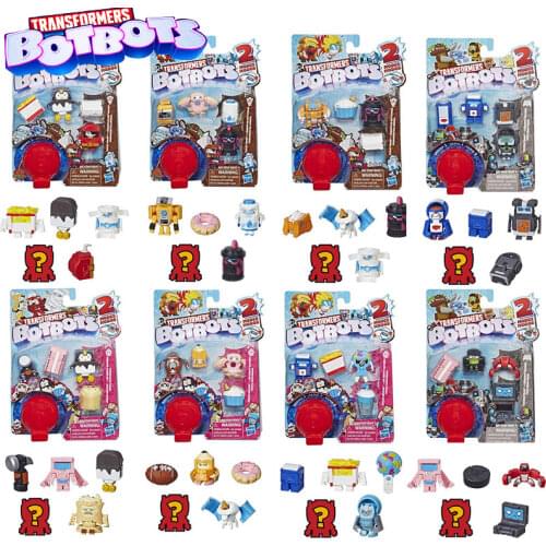 Hasbro Transformers Robot Toys BotBots Surprise Blind Box Toys Mini Deformation Autobots Action Figures Collection Toys Kid Gift