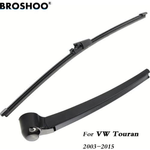 BROSHOO Car Rear Wiper Blade Back Windscreen Wiper Arm For Volkswagen Touran Hatchback(2003-2015) 405mm,Windshield Auto Styling