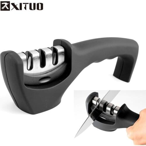 XITUO Kitchen Knife Sharpener for Straight&Serrated for Ceramic and Steel Knives, Scissors Knives Knife Repair Accessories