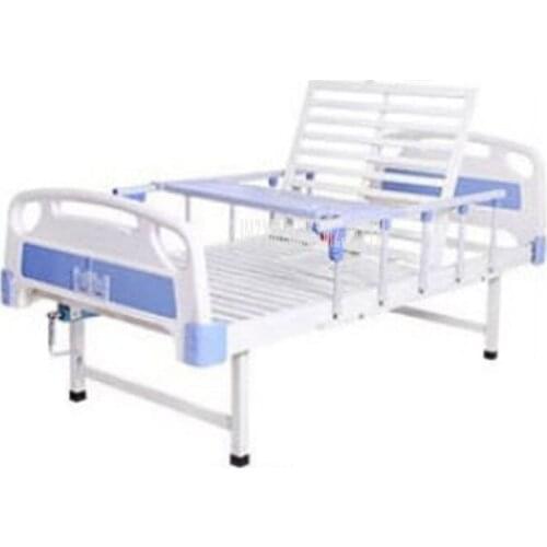 High Quality Patient Bed Nursing Sleeping Bed For Patient Backrest Manual Rotating Adjustable Cold Rolled Steel + ABS Material