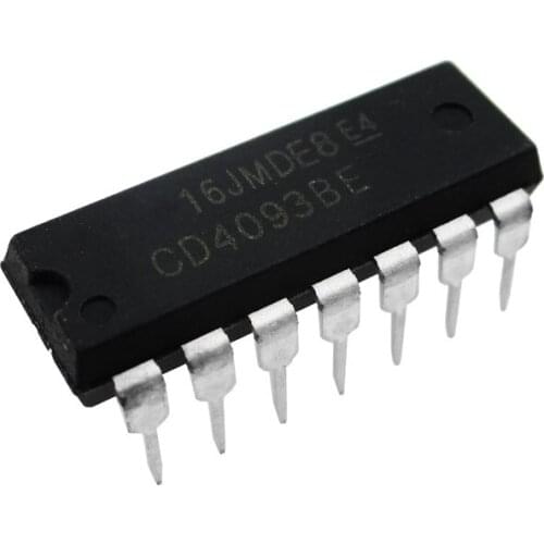 10PCS CD4093 CD4093BE 4093 DIP-14 TI CHIP IC