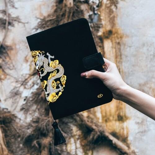 2021 Chinese Dragon Journal A5 Undated Monthly Daily Agenda 144 Sheets Notebook Gift Free Shipping