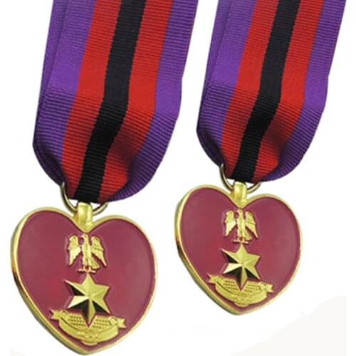 Custom 3D eagle medal hot sales USA military medal high quality custom usa gold medals with tapes