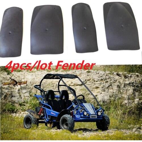 4pcs/set 50cc 200cc 250cc 300cc 400cc sports atv Rear front Fender Mudguards quad go cart kart mud guard fender support buggy