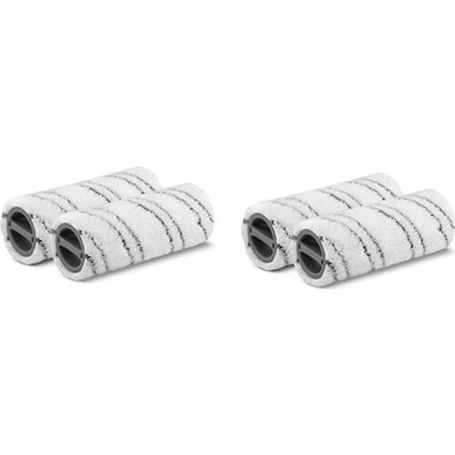 4Pcs Cleaner Roller Brush Main Brush for Karcher FC3 FC3D FC5 FC5D Cordless Vacuum Cleaner Cleaning Brush