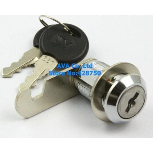 5 Cabinet Showcase Desk Drawer Tool Box Cylinder Cam Lock with Keys 18x25mm