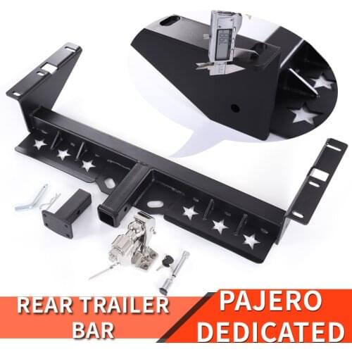 Mitsubishi Pajero Accessories Rear bumper guard Tow bar Pajero io Full Pinin Montero v73v75v77v87v93v95v97v98 Modification