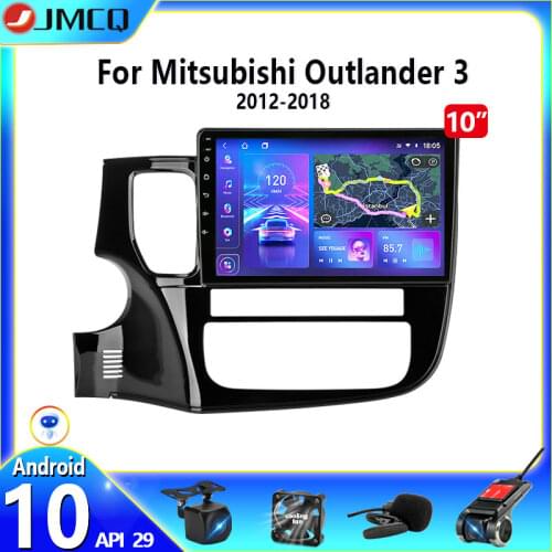 JMCQ 2din Android 10 Car Radio For Mitsubishi Outlander 3 GF0W GG0W 2012-2018 Multimedia Video Player 4G 4+64G Navigation GPS