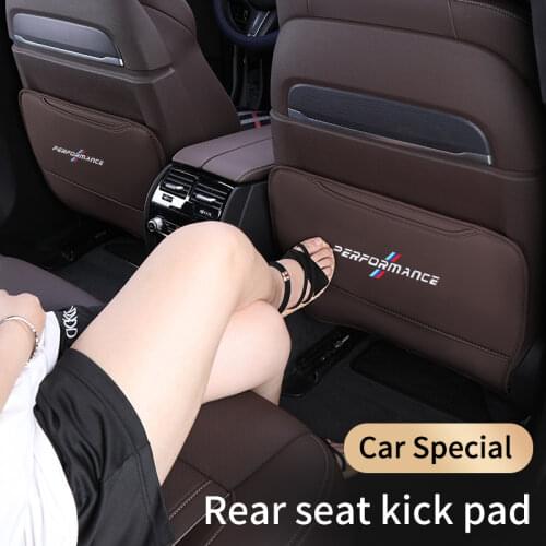 New Pattern Three Colors Car Rear Seat Back Anti Kick Pad for Bmw 5 3 7 Series G20 G28 G01 G02 G08 F30 F31 F25 F26 Accessories