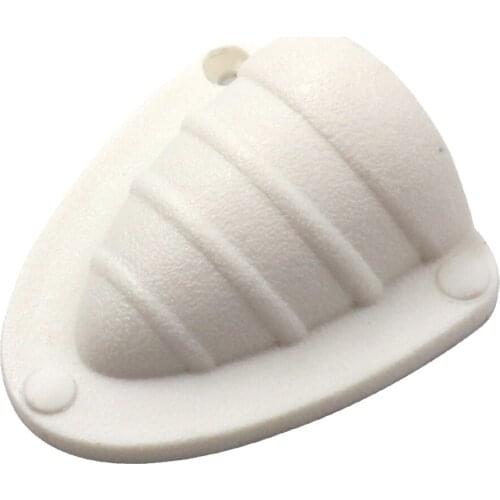 White Nylon Vent/Wire Cover Clam Vent for Boat (60 x 65 x 25mm)