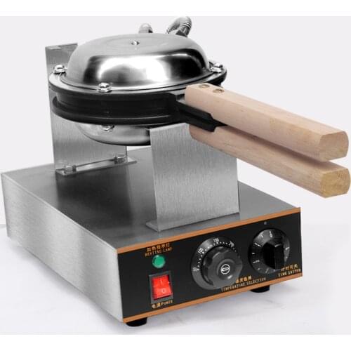 Free shipping Stainless steel 110V 220V Electric hong kong style egg waffle maker _ Eggettes_ QQ waffle maker