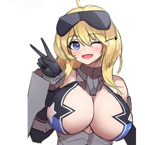 Super Sexy Car Stickers JDM Anime Bbw Hentai Anime Girl P 22 Harpyia Last Origin Auto Car Cover Decorative Sticker Laptop Decal