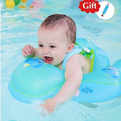 Baby Swimming Ring Safety Kids Buoy Inflatable Baby Float Swimming Pool Accessories Double Raft Infant Swim Trainer Circle Toys