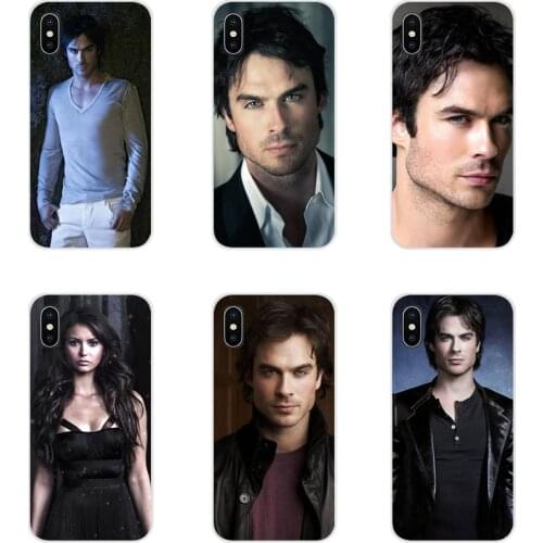 For Samsung Galaxy J1 J2 J3 J4 J5 J6 J7 J8 Plus 2018 Prime 2015 2016 2017 The Vampire Diaries Ian Somerhalder Mobile Phone Cover