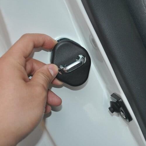 Door lock door lockbutton decoration cover door N7 For KIA RIO k2 2012 2013 2014 2015 Soul For Hyundai solaris verna Accessories